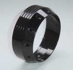 (Bild für) Auspuffring Typ-5 schwarz glänzend